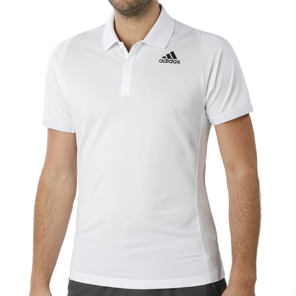 adidas Free Lift Polo Hommes - Gris Clair , Noir