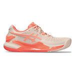 Chaussures de tennis ASICS ASICS Gel-Resolution 9 Chaussure terre battue Femmes - abricot, corail