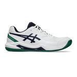 Chaussures de tennis ASICS ASICS Gel-Dedicate 8 Chaussure Terre Battue Hommes-Blanc,Vert
