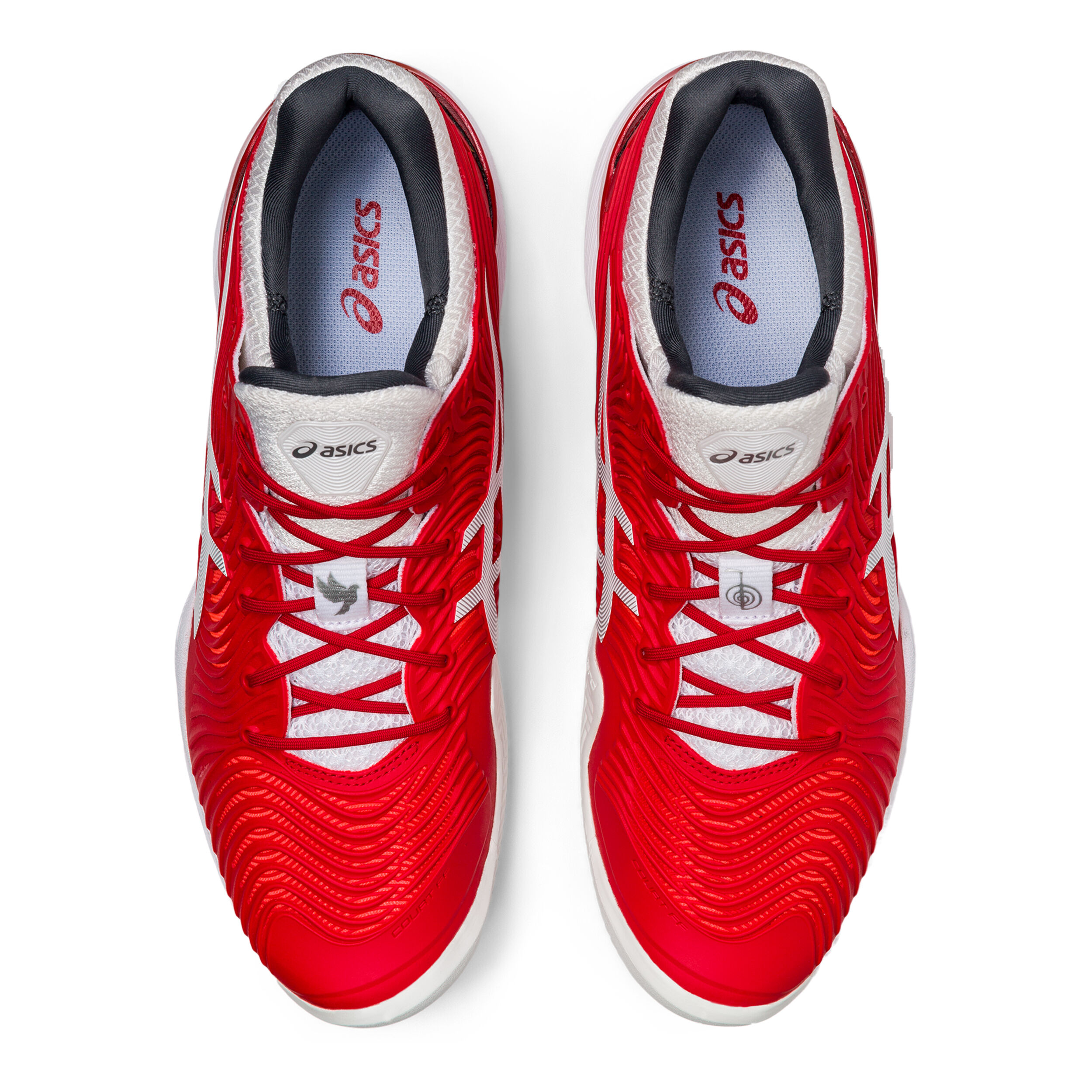 asics djokovic rouge