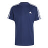 Training Essential Base 3 Stripes T-shirt Hommes-Bleu Fonc&eacute;,Blanc