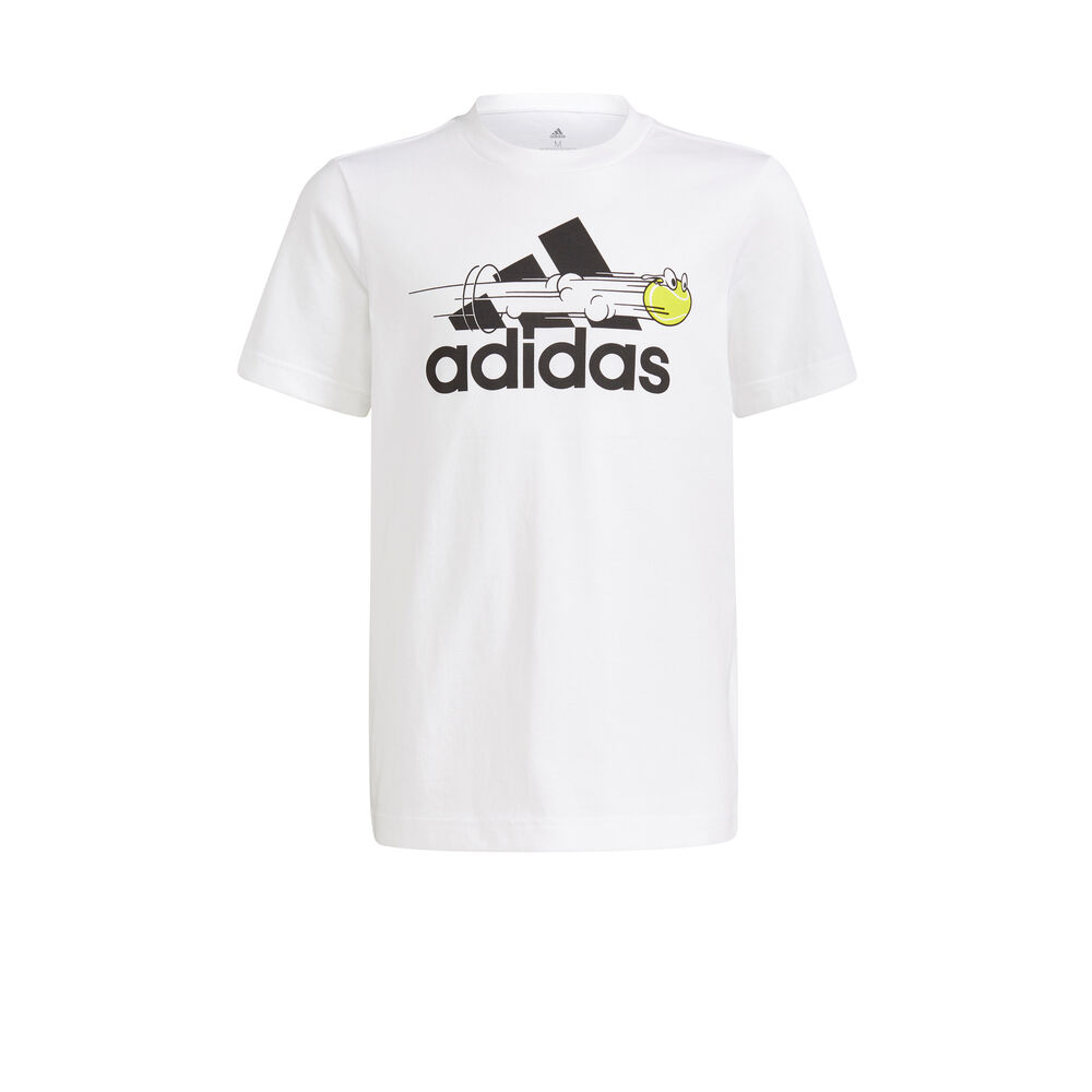 adidas Cat T-shirt Garçons - Blanc , Noir