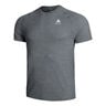 Crew Neck Essential Seamless Maillot De Course Hommes-Gris
