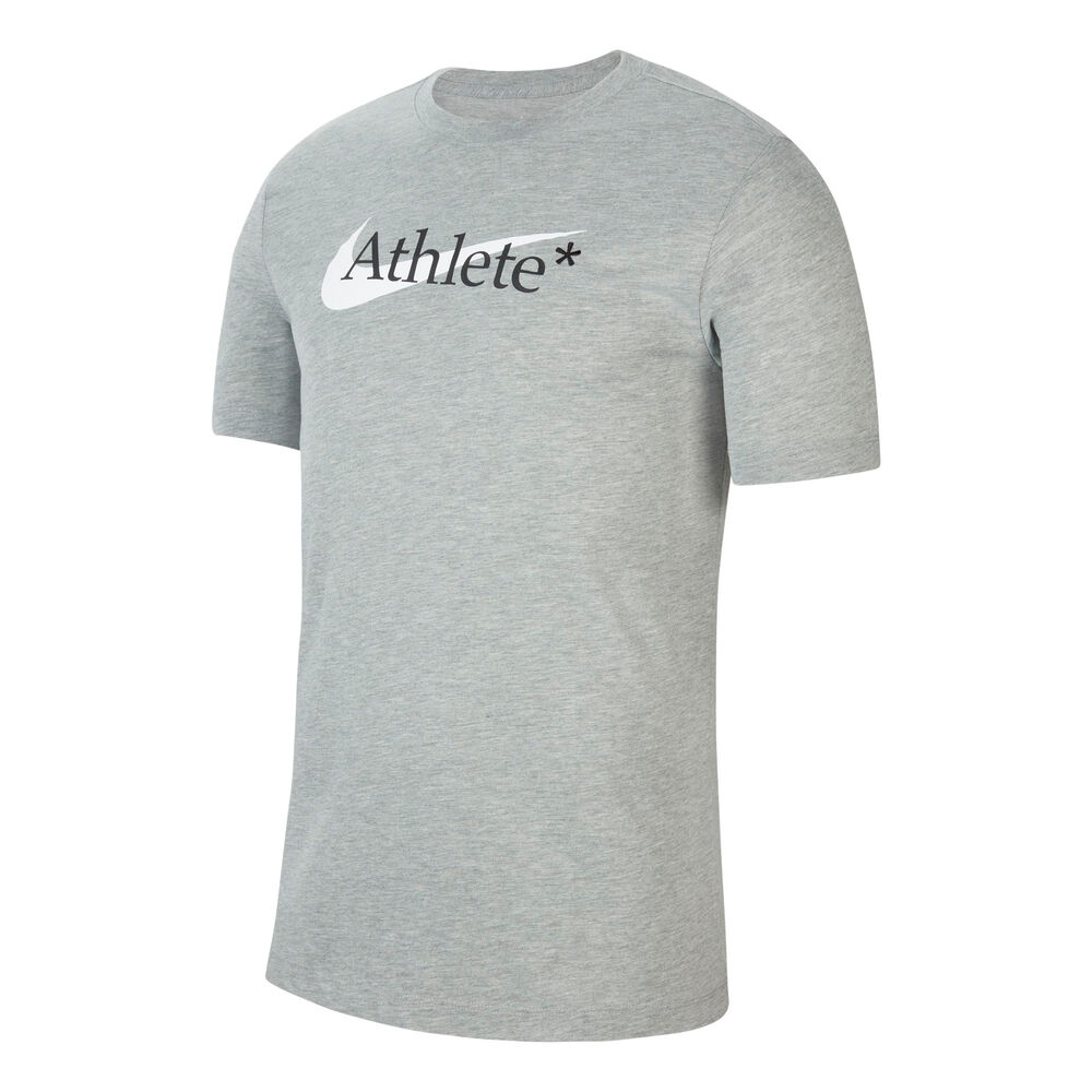 Nike Dri-Fit T-shirt Hommes - Gris Clair , Blanc