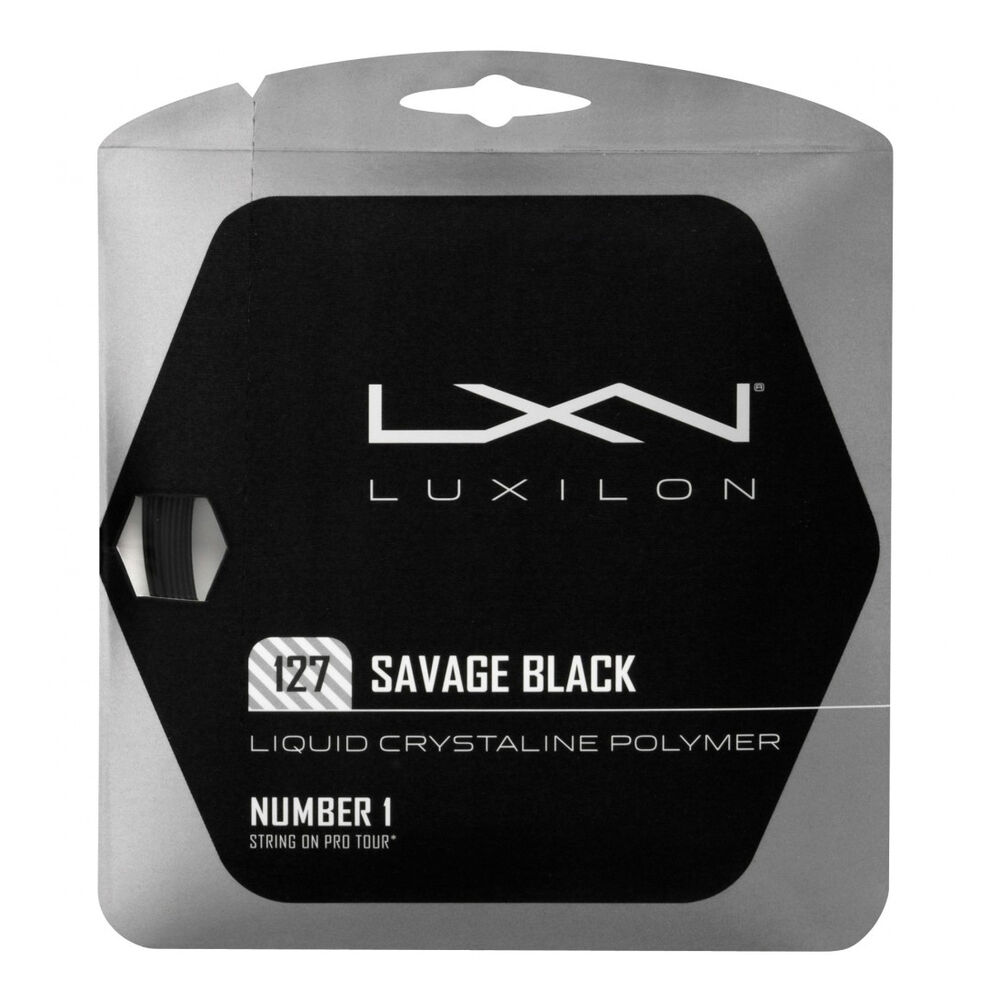 Luxilon Savage Cordage En Garniture 12,2m - Noir