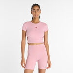 Vêtements New Balance New Balance Harmony Fitted T-shirt Femmes-Pink