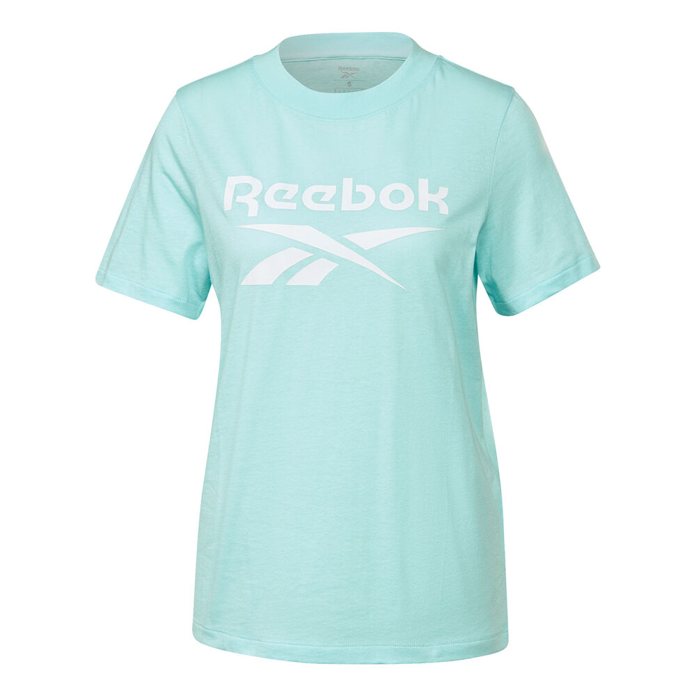 Reebok Ripped Big Logo T-shirt Femmes - Mint, Blanc