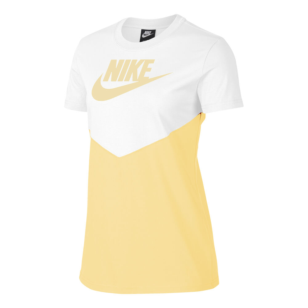 Nike Sportswear T-shirt Femmes - Blanc , Jaune