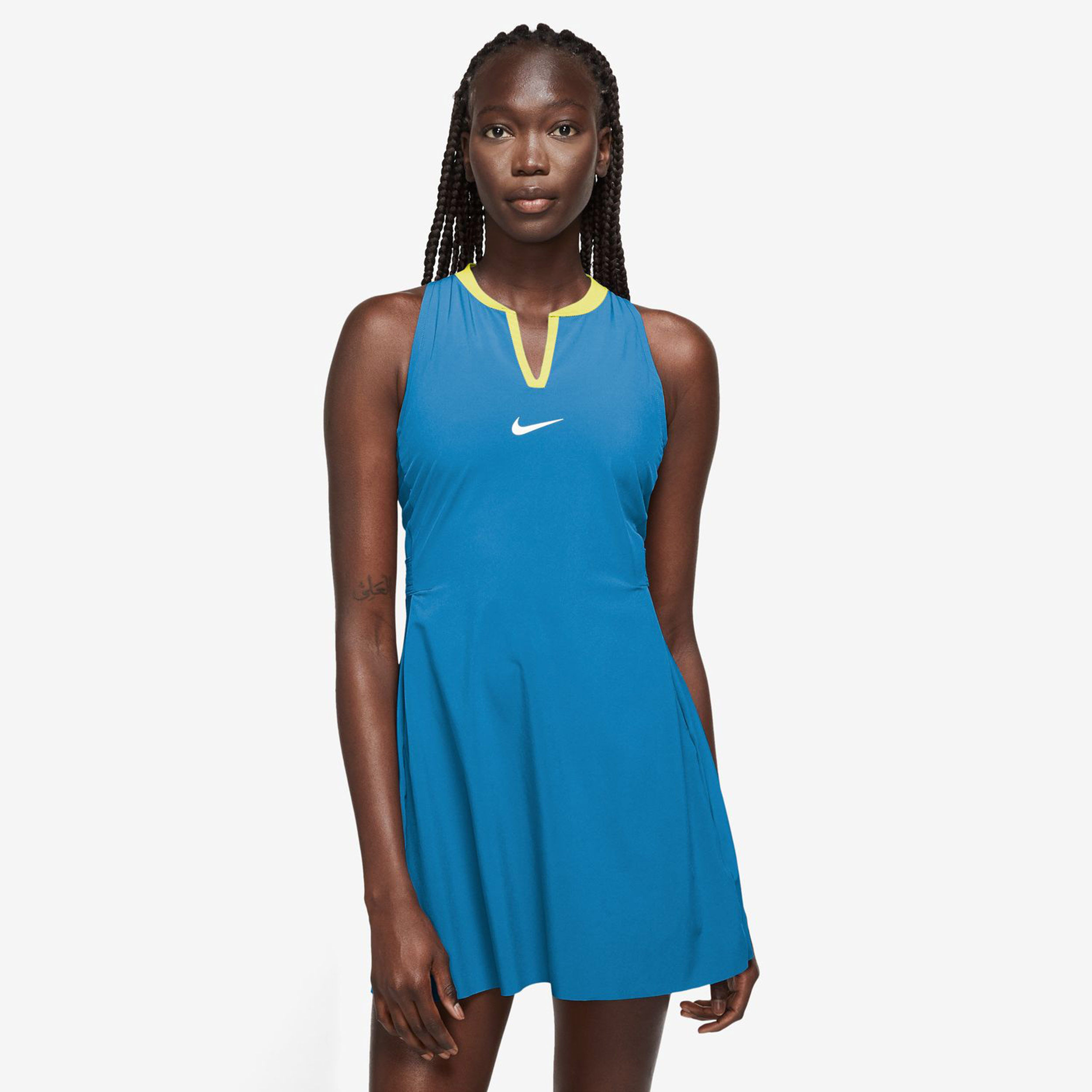 Buy Nike Dri Fit Advantage Robe Femmes Bleu online Tennis Point FR