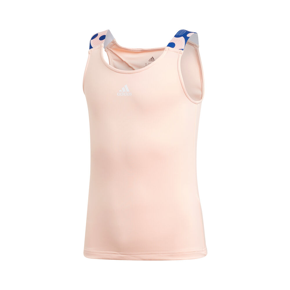 adidas Keyhole Débardeur Tank Top Filles - Écru, Bleu
