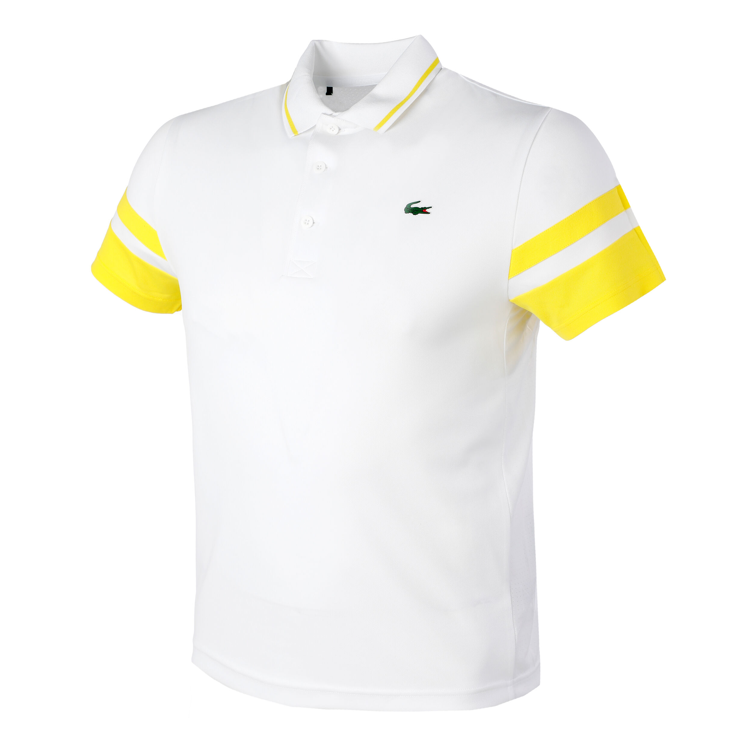 Polo lacoste blanc homme store