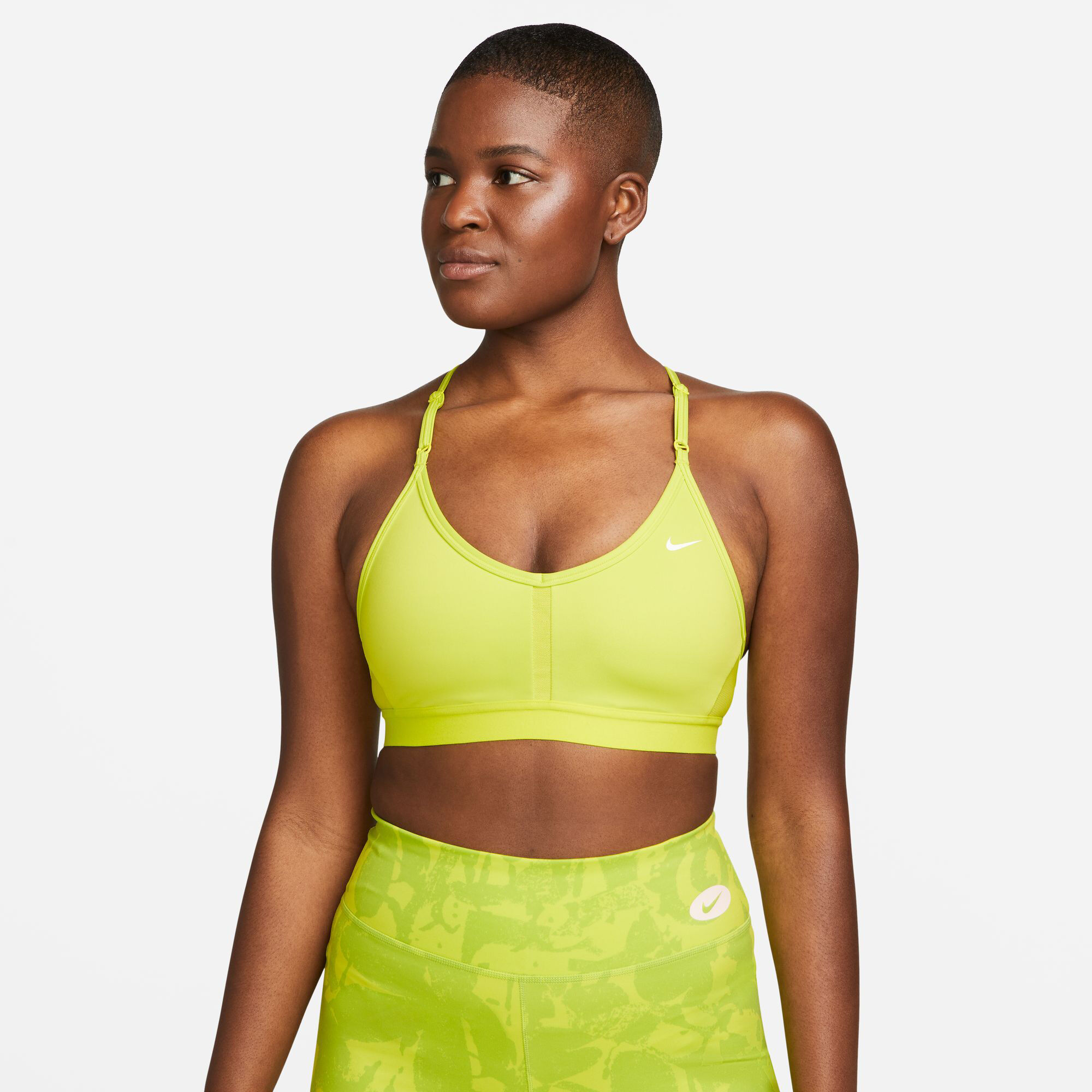 Brassiere nike sales jaune fluo