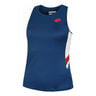 Squadra III Débardeur Tank Top Femmes-Bleu,Rouge