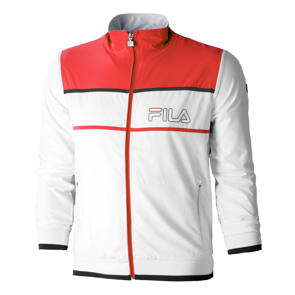 Fila Frankie Veste De Survêtement Hommes - Blanc , Rouge