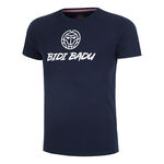 Vêtements BIDI BADU BIDI BADU Crew Logo T-shirt Hommes-Bleu Foncé
