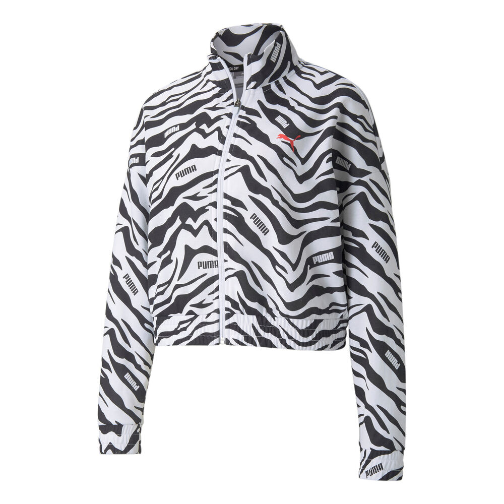 Puma Modern Sports AOP Veste De Survêtement Femmes - Blanc , Noir