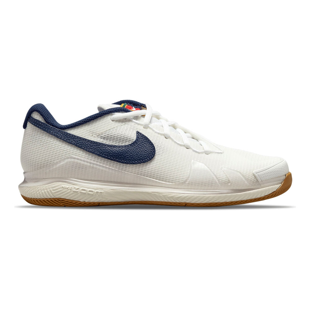 Nike Air Zoom Vapor Pro Chaussures Toutes Surfaces Femmes - Blanc , Bleu Foncé
