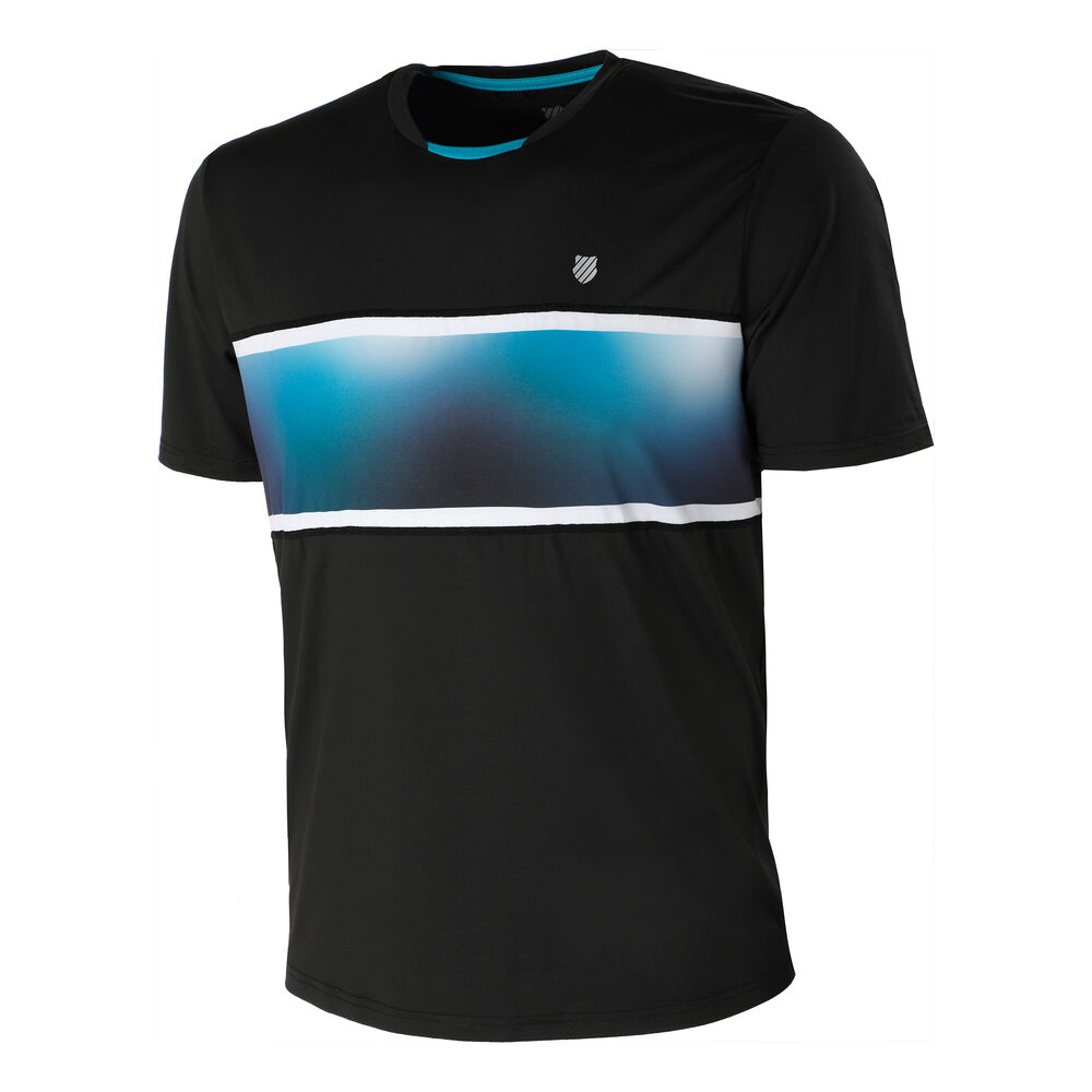 K-Swiss Hypercourt Express 2 T-shirt Hommes - Noir , Turquoise