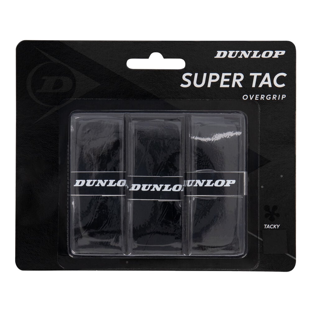 Dunlop Super Tac Pack De 3 - Noir