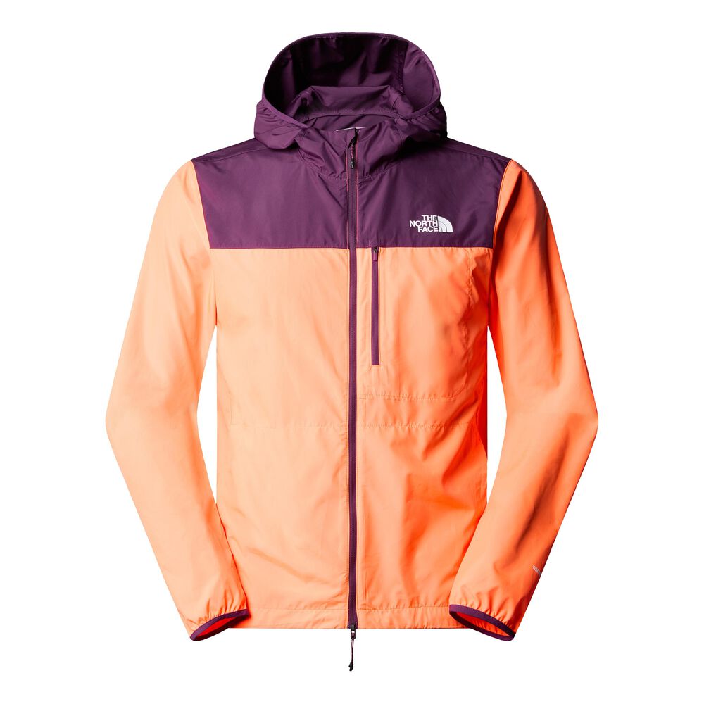 The North Face Higher Run Wind Veste Running Hommes - Orange , Violet