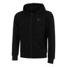 Tonal Core Zip Gilet En Coton Hommes-Noir