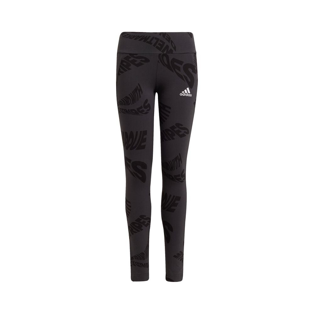 adidas M Collant Tight Filles - Anthracite , Noir