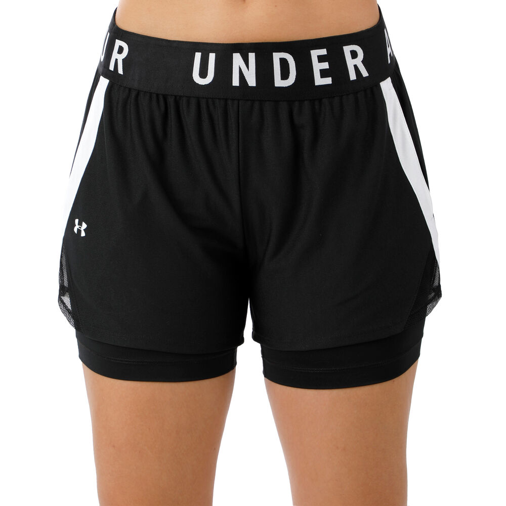 Under Armour Play Up 2in1 Shorts Femmes - Noir , Blanc