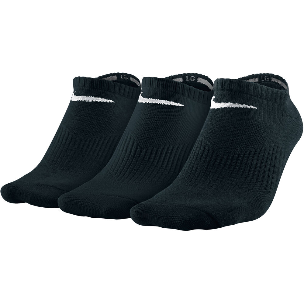 Nike Lightweight No Show Pack Chaussettes De Tennis Pack De 3 - Noir , Blanc