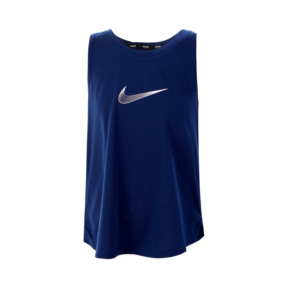 Nike Dri-Fit Trophy Débardeur Tank Top Filles - Bleu Foncé , Blanc