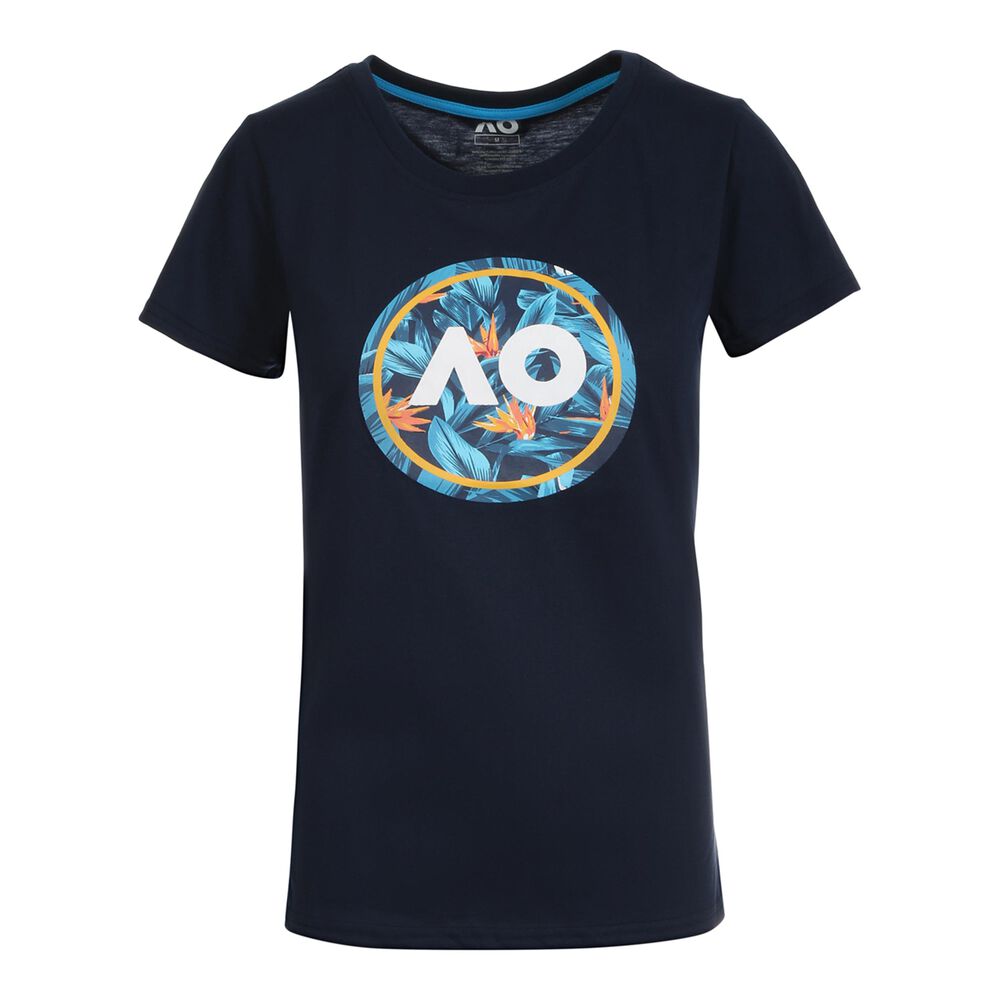 Australian Open AO 2021 Playful Floral T-shirt Femmes - Bleu Foncé , Multicouleur