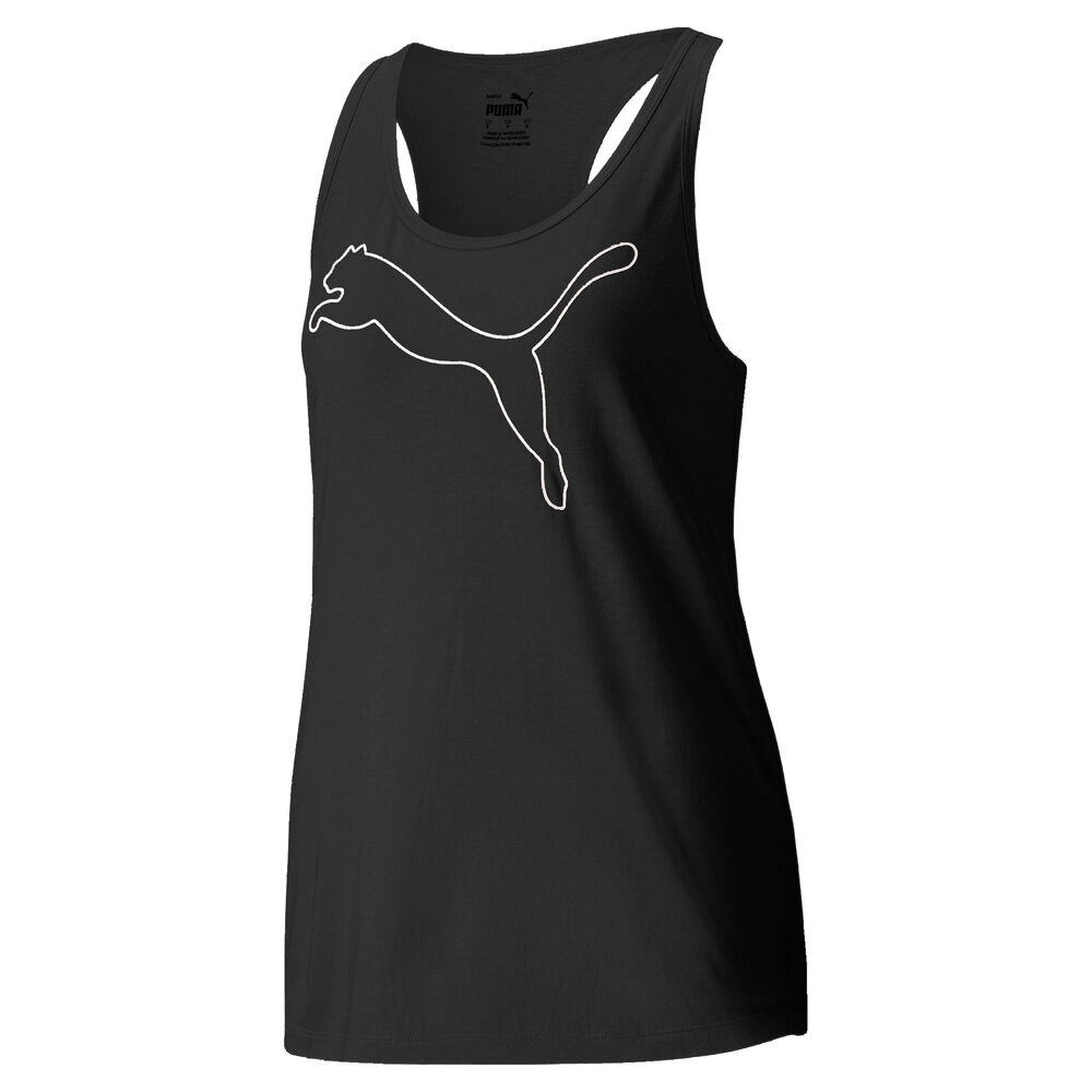 Puma RTG Logo Débardeur Tank Top Femmes - Noir , Blanc