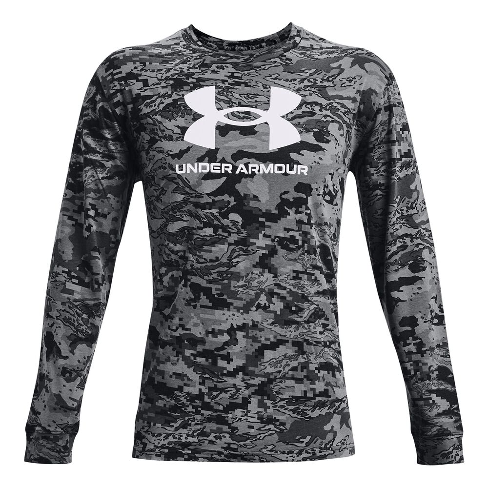 Under Armour ABC Camo Haut Manches Longues Hommes - Noir , Gris