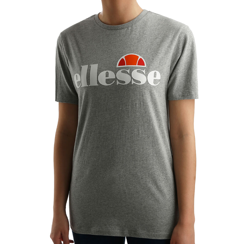 Ellesse Albany T-shirt Femmes - Gris Clair , Blanc