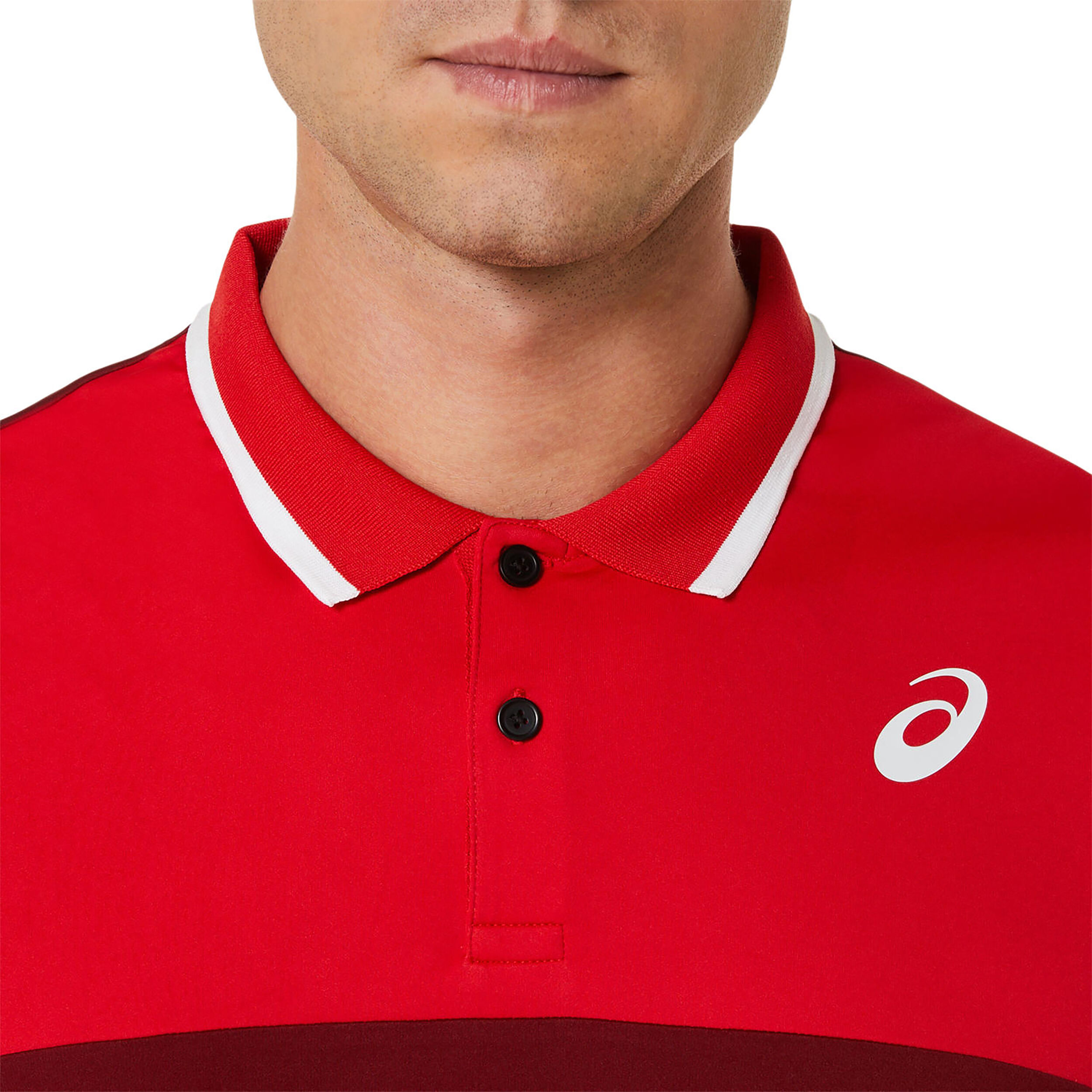 Polo asics hotsell homme rouge