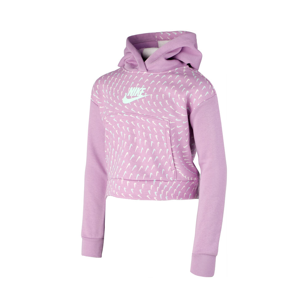 Nike Sportswear Fleece All Over Print Sweat À Capuche Filles - Lilas , Mint