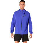 V&ecirc;tements ASICS ASICS Fujitrail Elite Waterproof Veste running Hommes-bleu, bleu fonc&eacute;