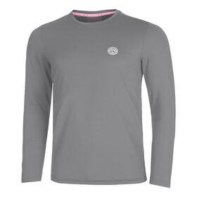 Image de Crew Roundneck Haut Manches Longues Hommes-Gris