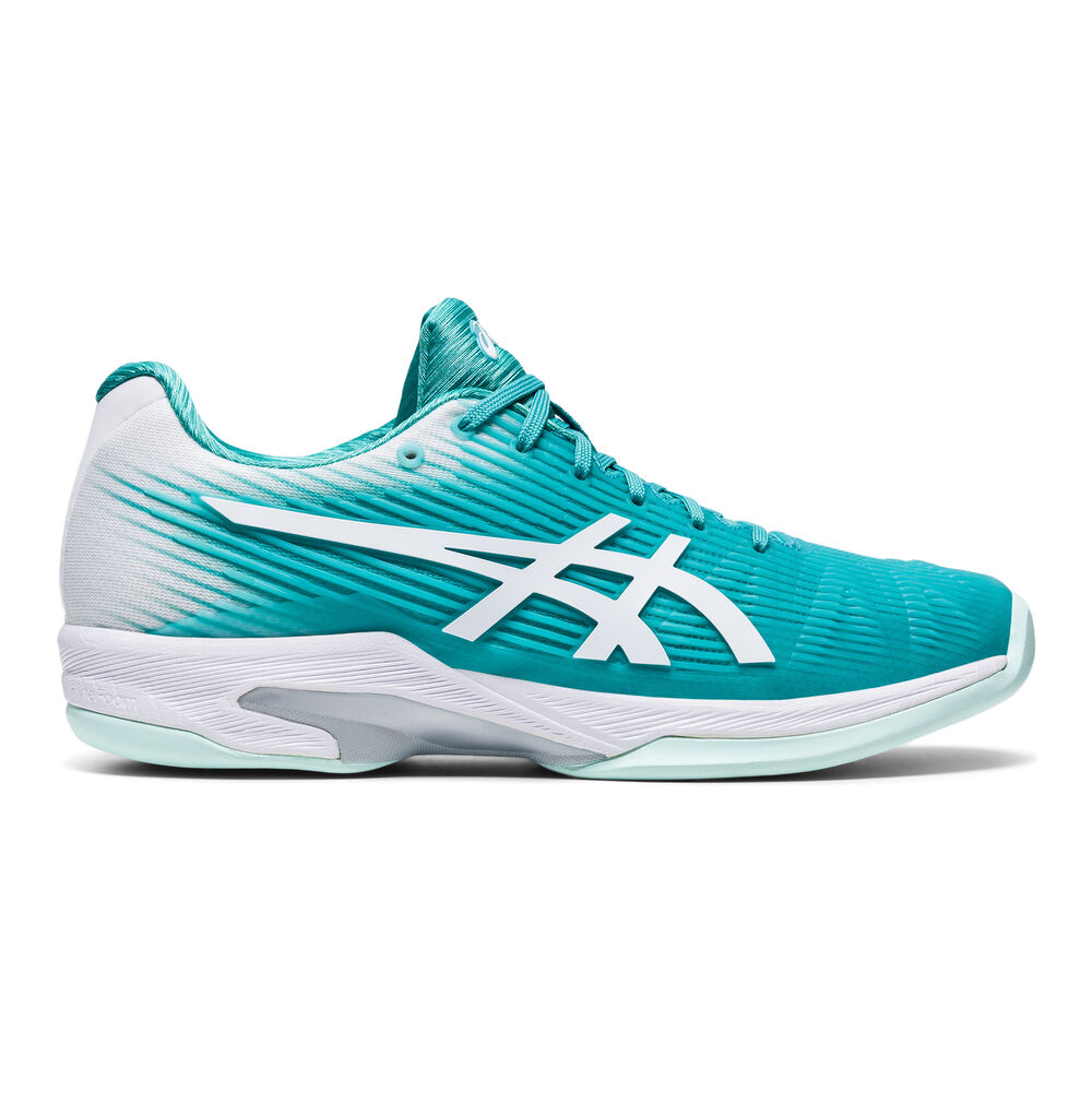 Asics Solution Speed FF Chaussure Moquette Femmes - Turquoise , Blanc