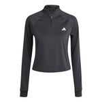Vêtements adidas adidas Essentials 1/4 Zip Haut Manches Longues Femmes-Noir