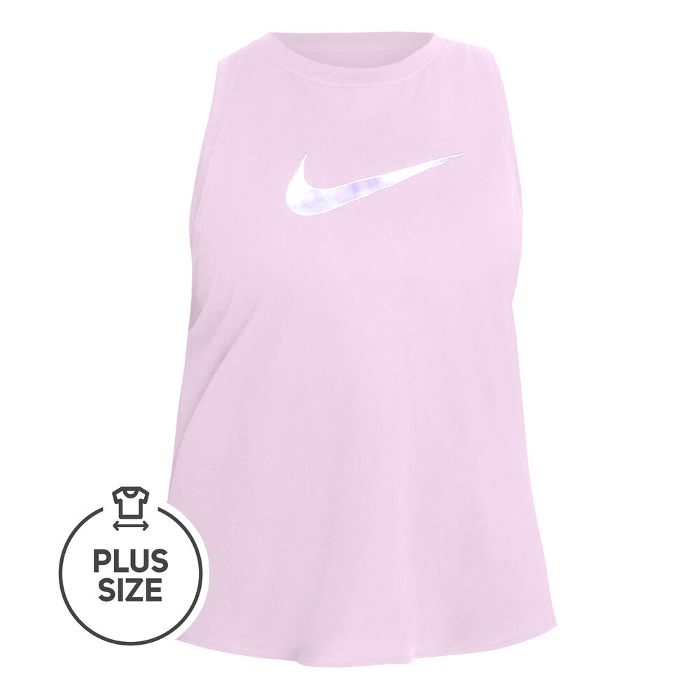 Nike Dry Icon Clash Plus Size Débardeur Tank Top Femmes - Rosé, Blanc