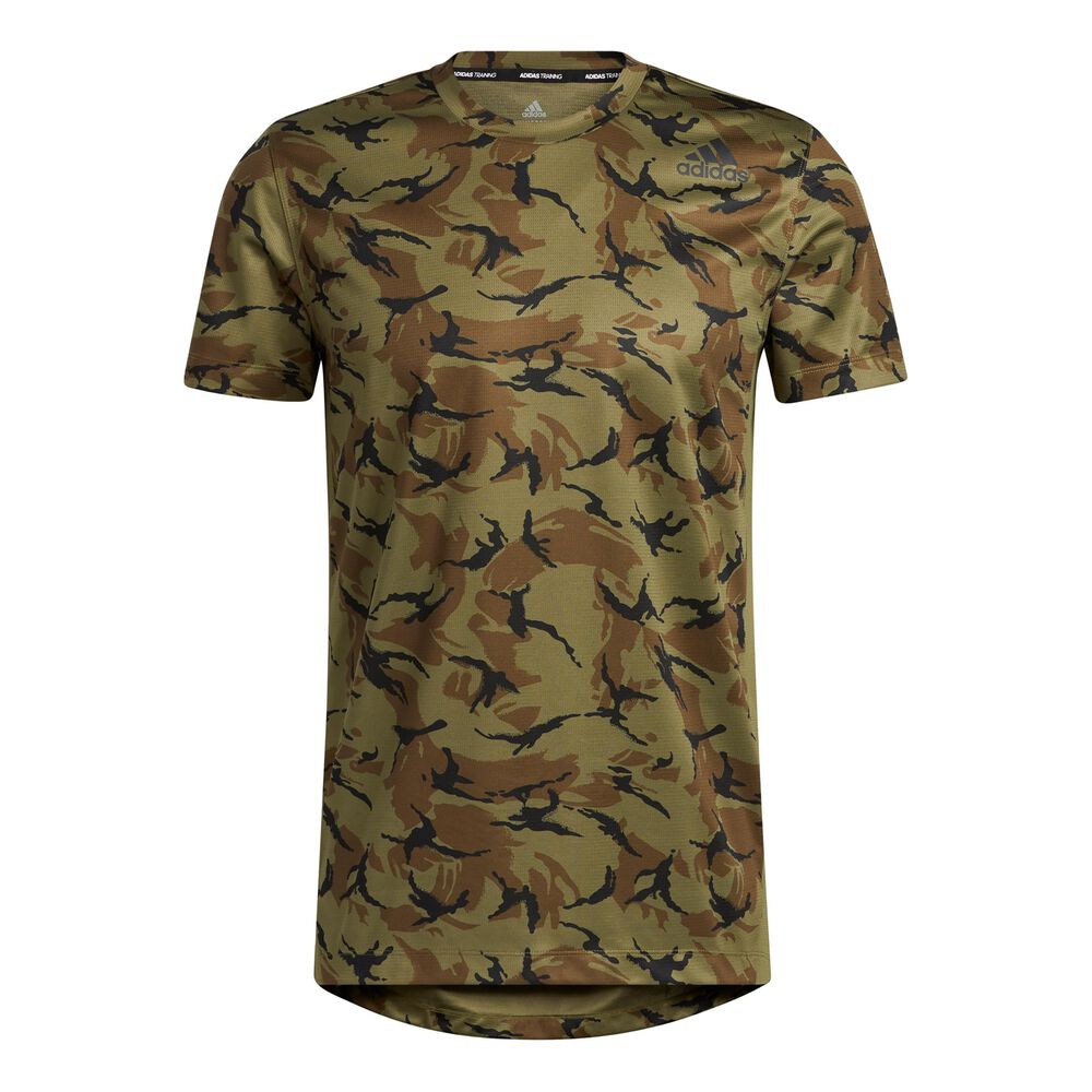 adidas Camo T-shirt Hommes - Vert Olive , Multicouleur