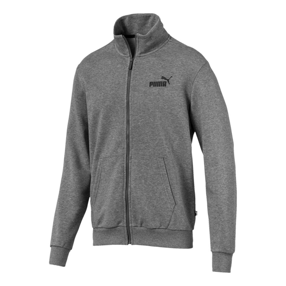 Puma Essential Track Gilet En Coton Hommes - Gris , Noir