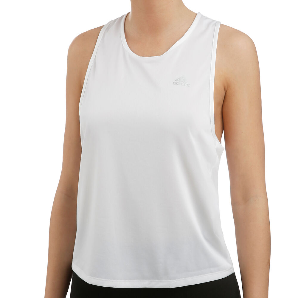 adidas Club Tie Débardeur Tank Top Femmes - Blanc , Argent