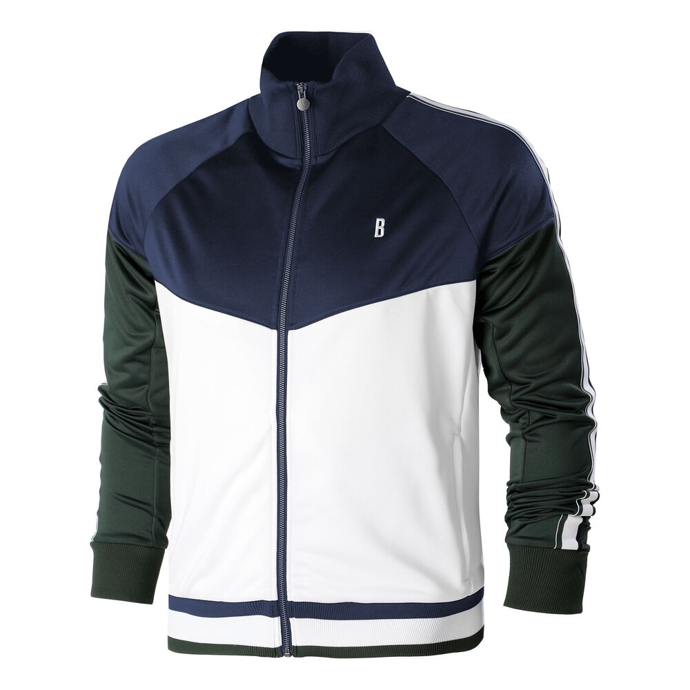 Björn Borg Sport Track Veste De Survêtement Hommes - Bleu Foncé , Vert