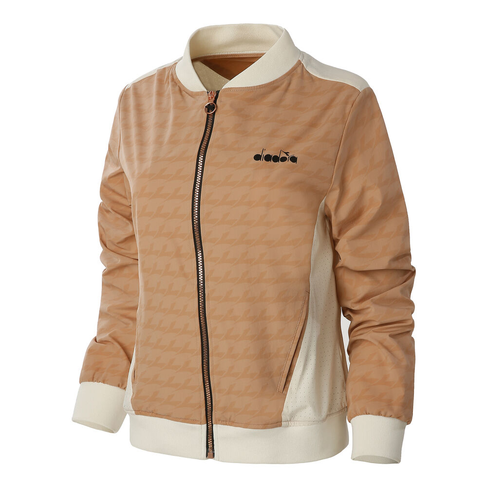 Diadora Full-Zip Challenge Veste De Survêtement Femmes - Écru, Crème