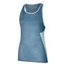 DryAeroFlow Graphic Maillot De Course Femmes-Bleu Gris, Bleu Clair