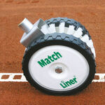 Équipement court de tennis Tegra Tegra Match Liner Machine-balai De Lignes Sans Manche-Blanc,Noir