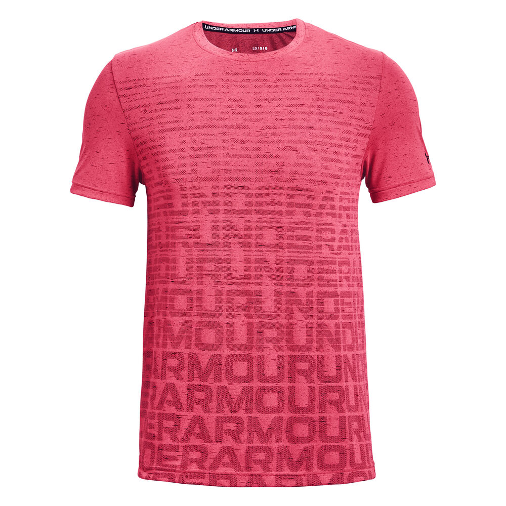 Under Armour Seamless Wordmark T-shirt Hommes - Pink