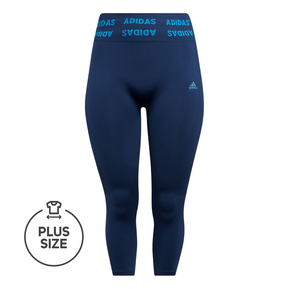 adidas Aeroknit Plus Size Collant Tight Femmes - Bleu Foncé , Bleu