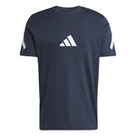 V&ecirc;tements adidas adidas Z.N.E. T-shirt Hommes-Bleu Fonc&eacute;,Blanc